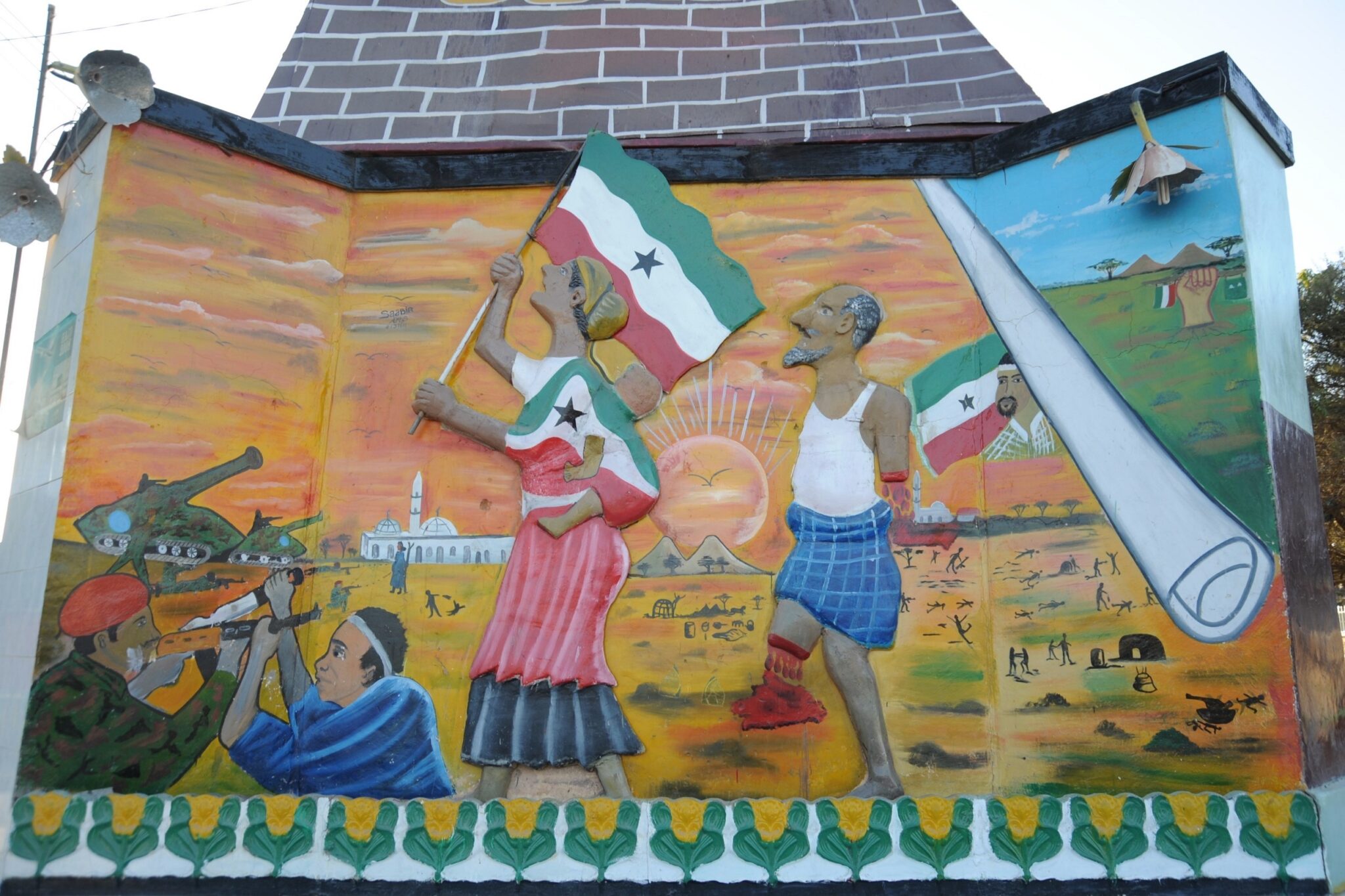 Hargeisa,,Somalia,-,January,7,,2010:,Monument,In,The,City